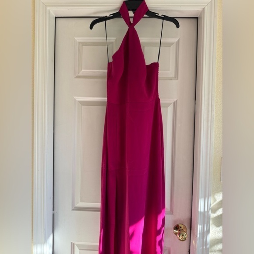 Amanda Uprichard - Pink Halter Dress - S